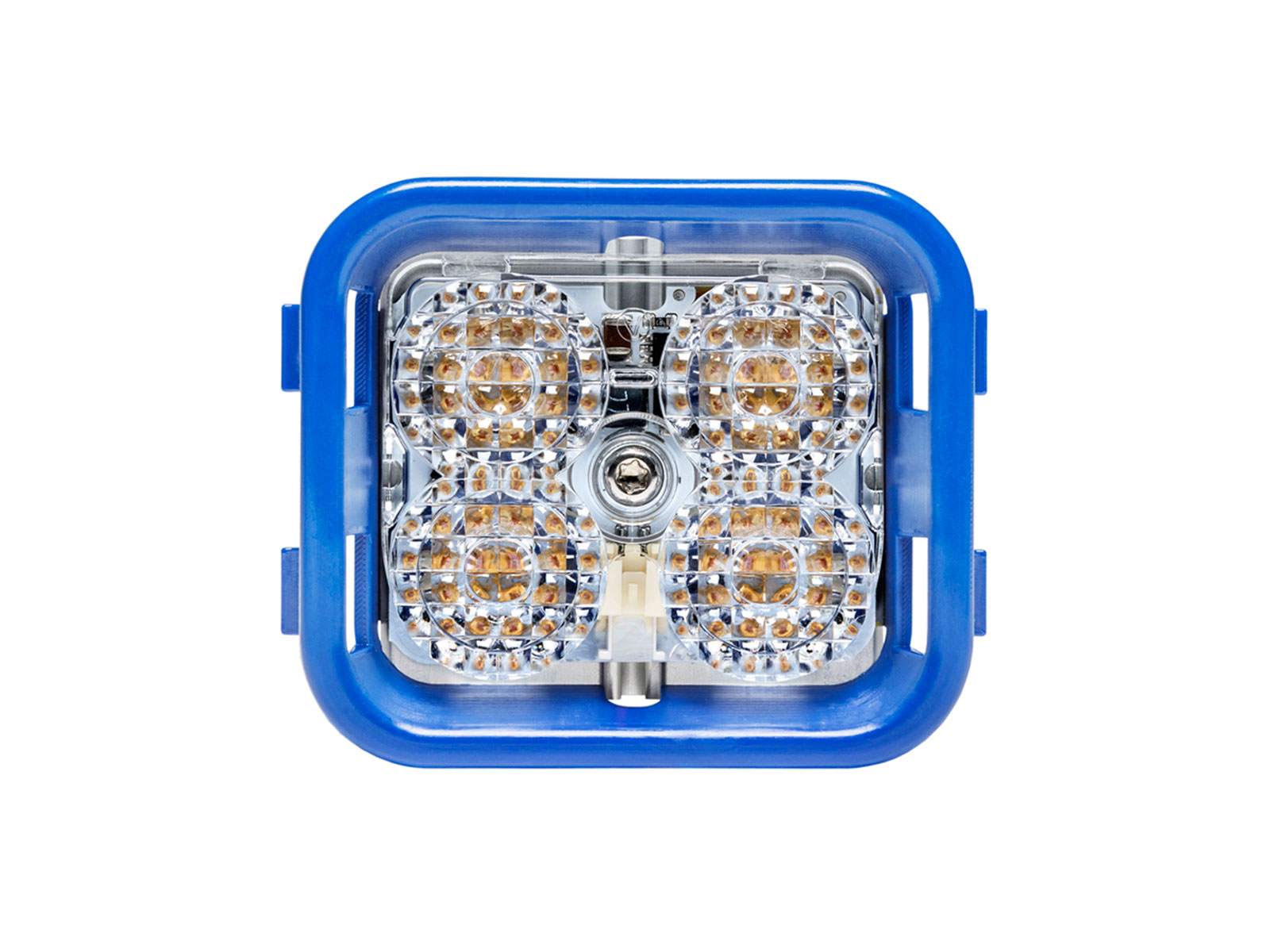 L51 4-LED Light Blue Flange Front View