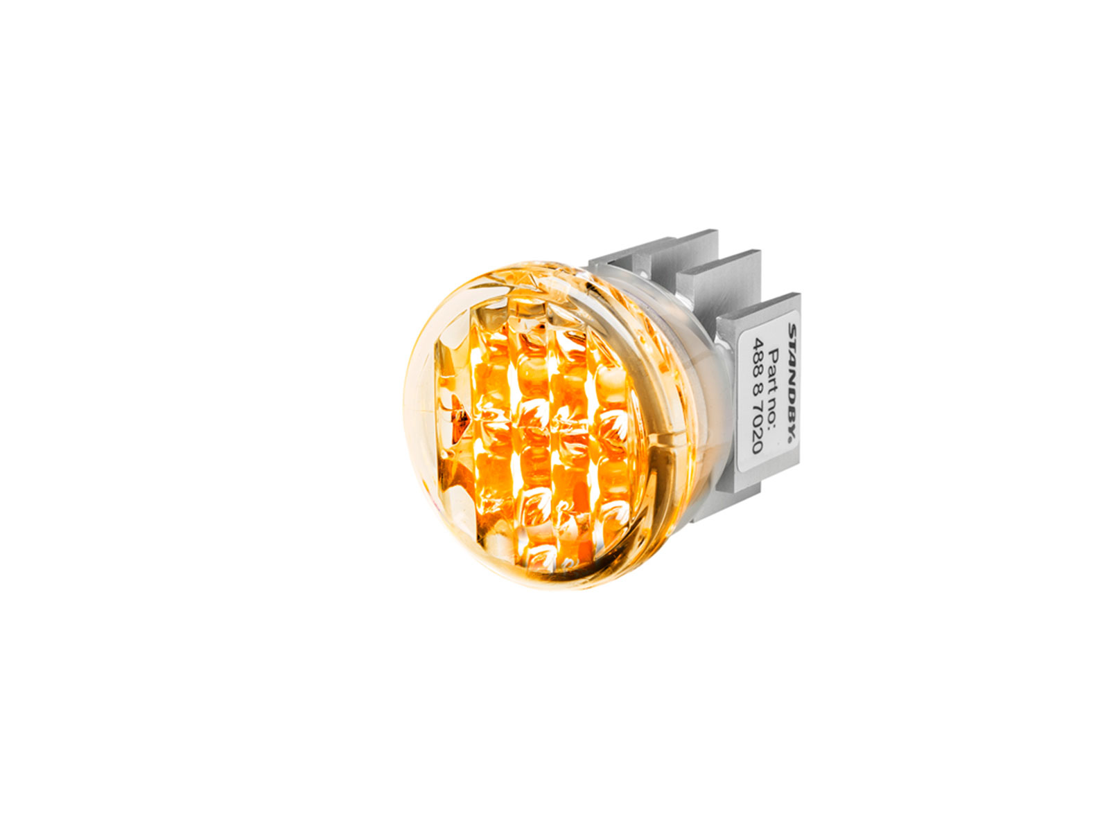 L88 Amber Angle Unlit without Grommet