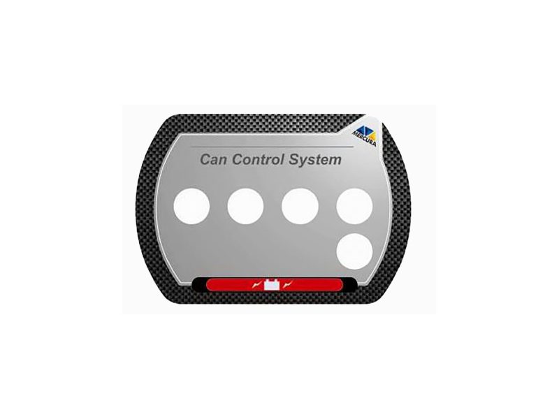 Screen Overlay for 4 Button Control Panel