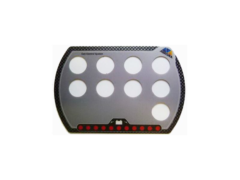 Screen Overlay for 8 Button Control Panel