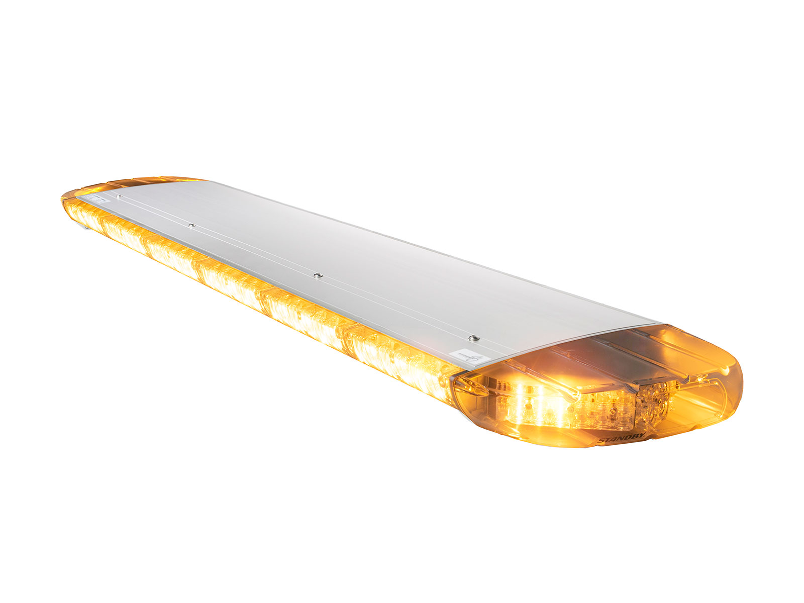 W3 Lightbar Amber Lit Angle View