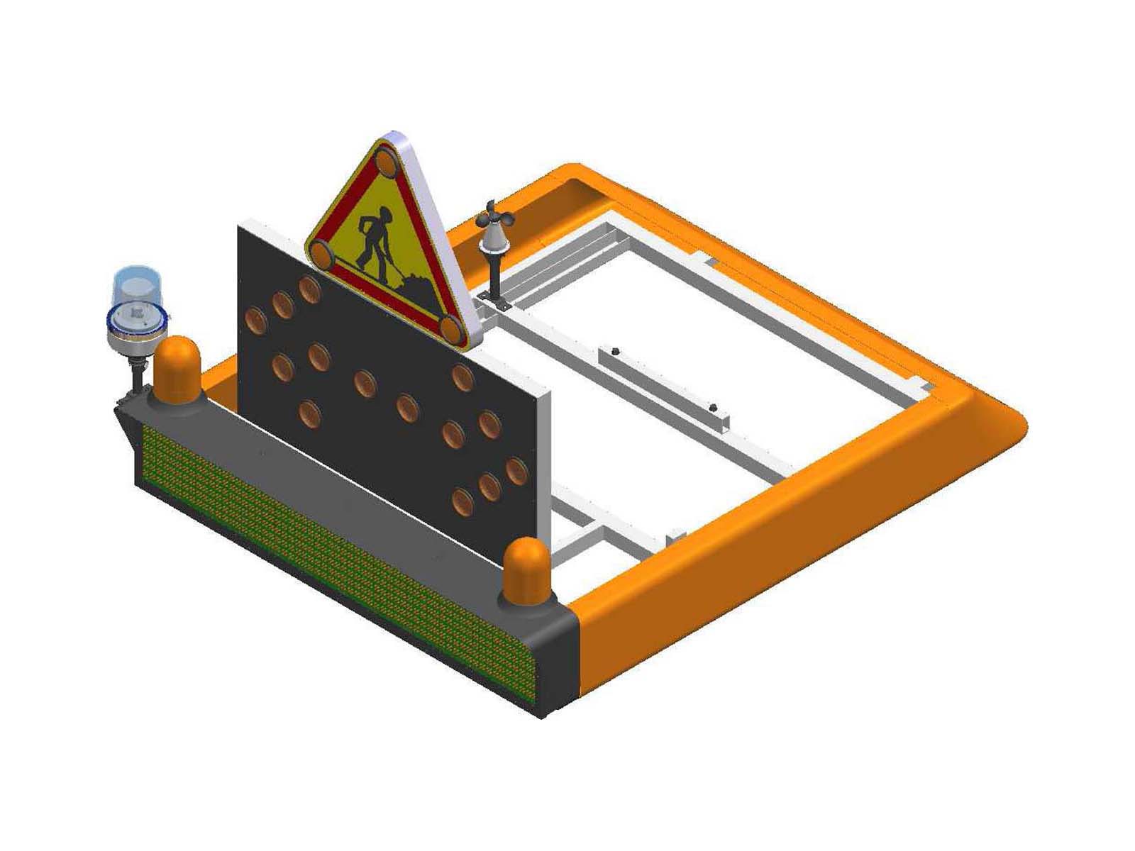 14 lights arrow roof system with triangle - NORA - Image 4