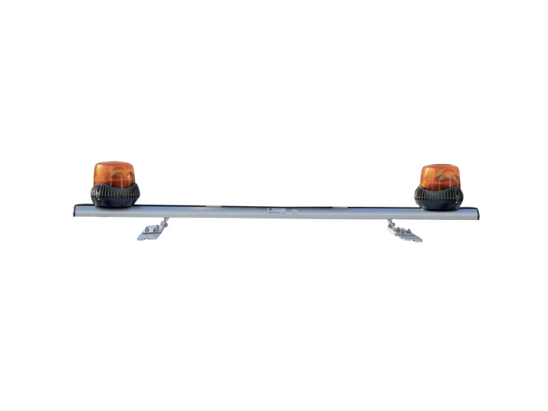 Barre de signalisation ECLAIR seule avec gyrophare orange Gyroled Mercura M80