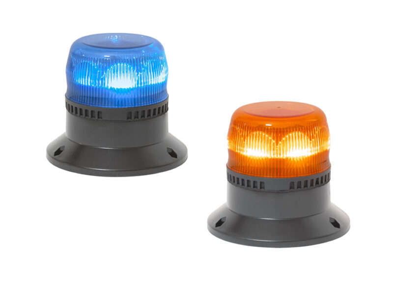 Gyrophare bleu et orange pour signalisation lumineuse sur véhicule