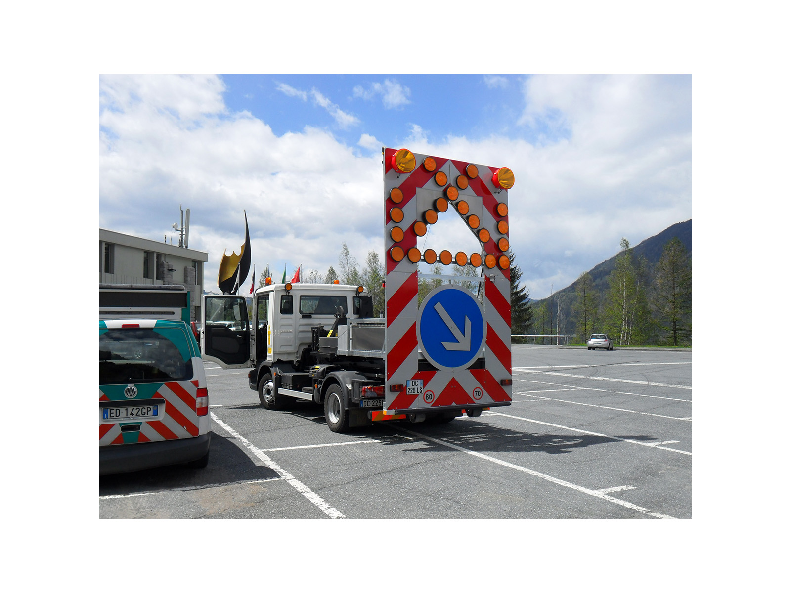 Remorque FLR Nissen avec rampe de défilement