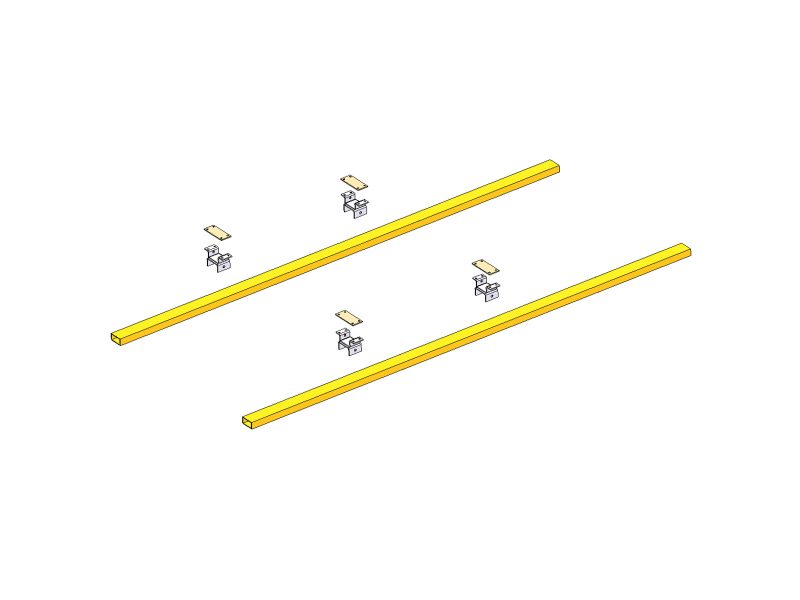 Fixation simple par perçage de pavillon