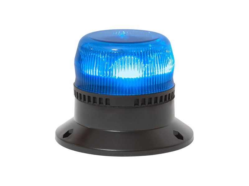 Gyrophare bleu équipement aéroport sur base ISO