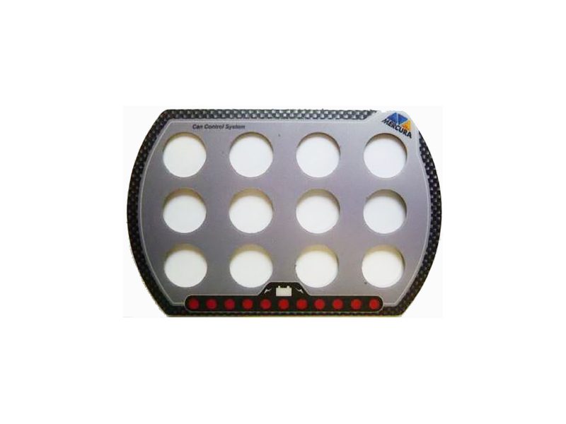 Sérigraphie Lexan pour boitier de commande 11 touches