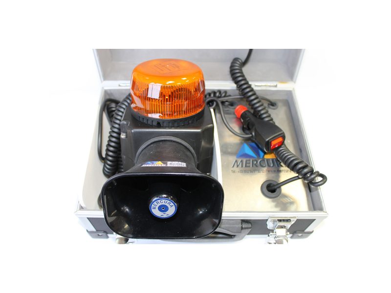 Ensemble portatif d'alerte EPA Standby Mercura Gyrophare orange