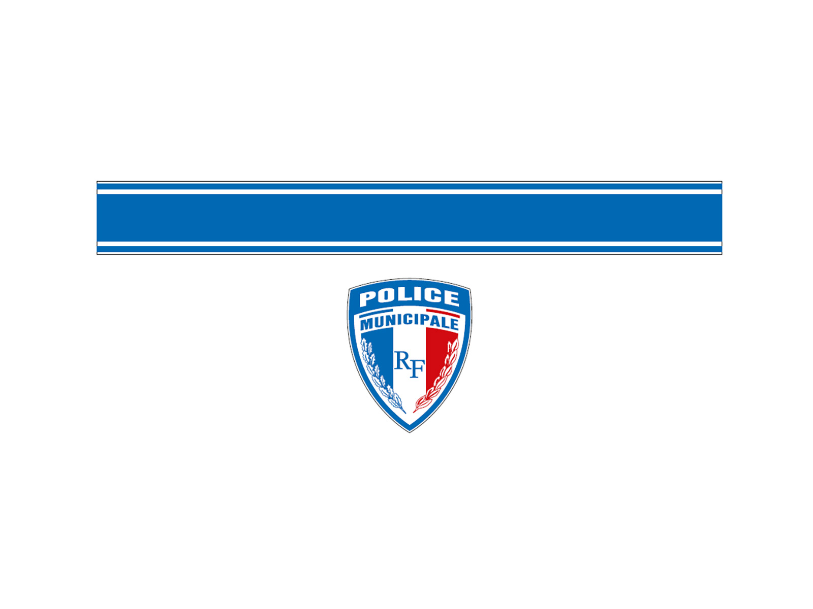 Kit complet sérigraphie pour VTT de police municipale