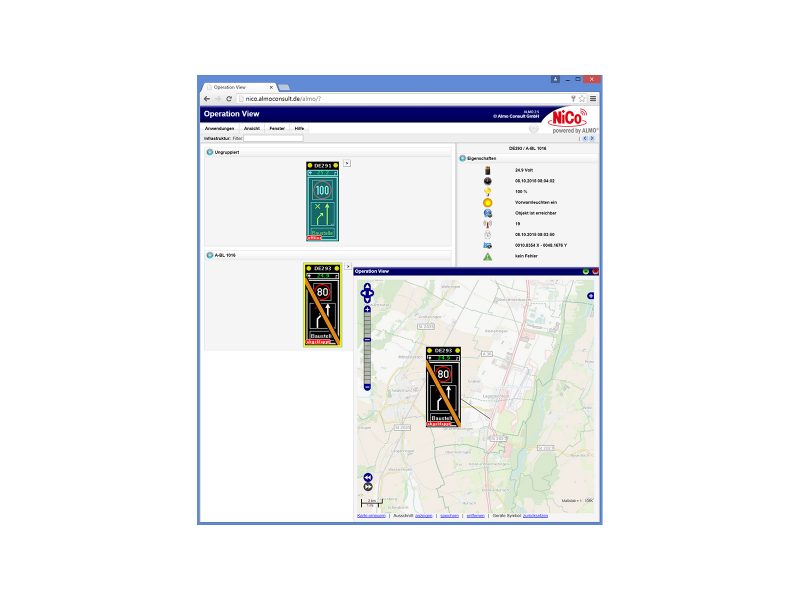 Logiciel de pilotage remorque graphique à LED