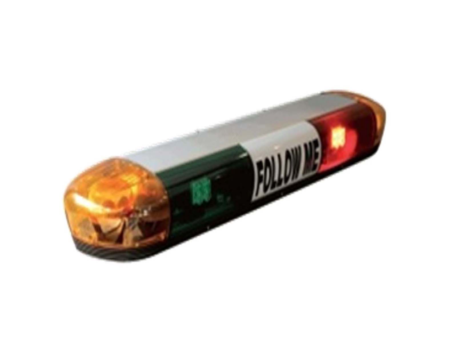 Rampe de signalisation lumineuse pour aéroport vert et rouge FOLLOW ME