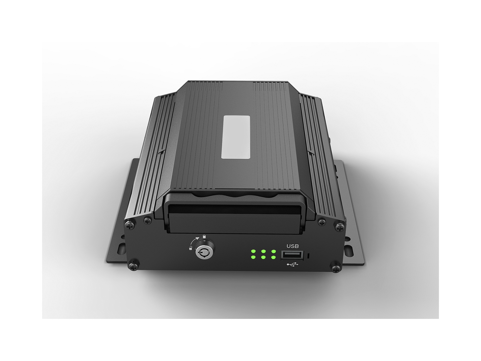 5-Channel Hard Drive Recorder - 1xIP + 4xAHD Top Front View