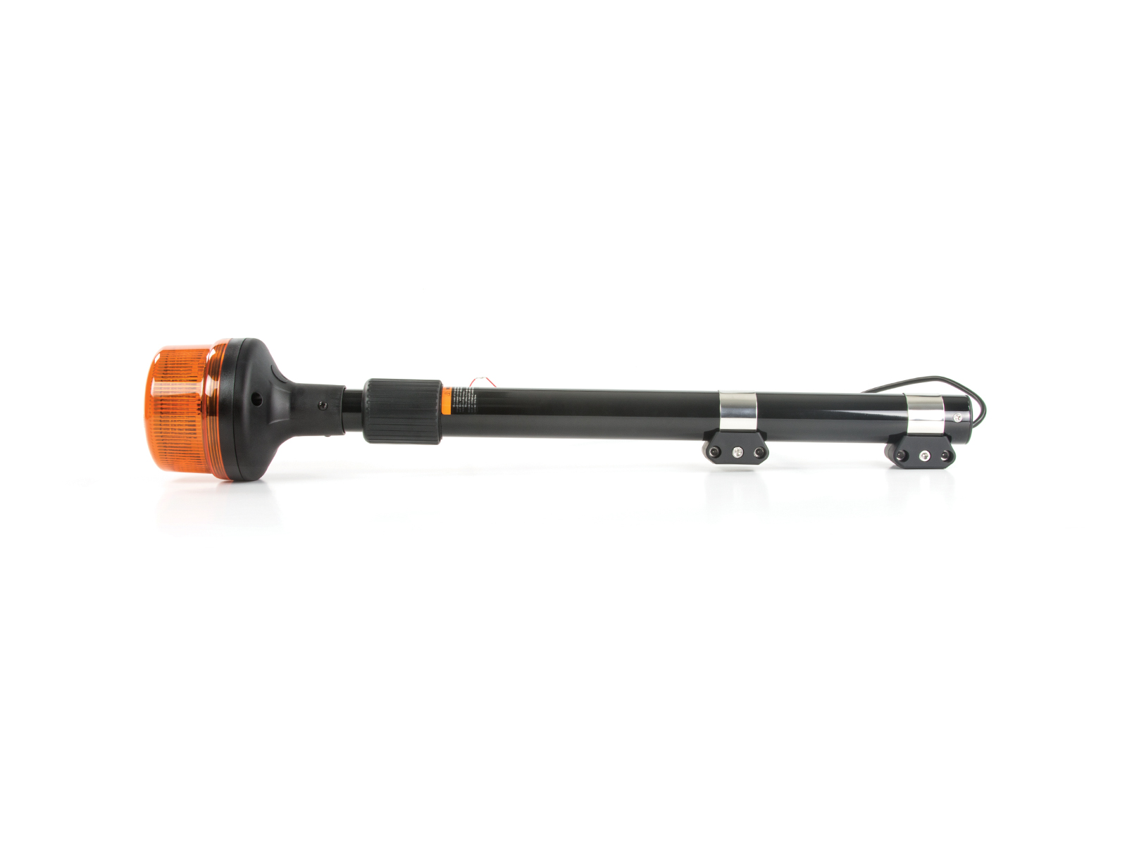 B16 Atom LED Telescopic Pole Mount Beacon Amber Side View