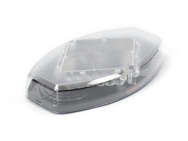 Diamondback LED Mini Lightbar Clear Unlit Angle View