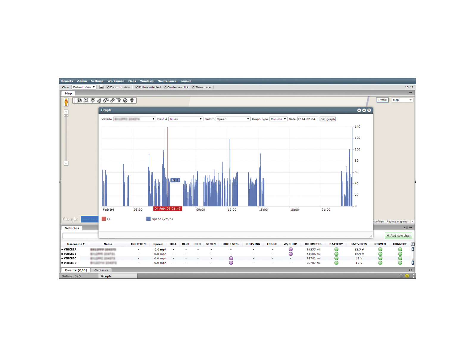 Fleetmotus Telematics Device Graph Plugin
