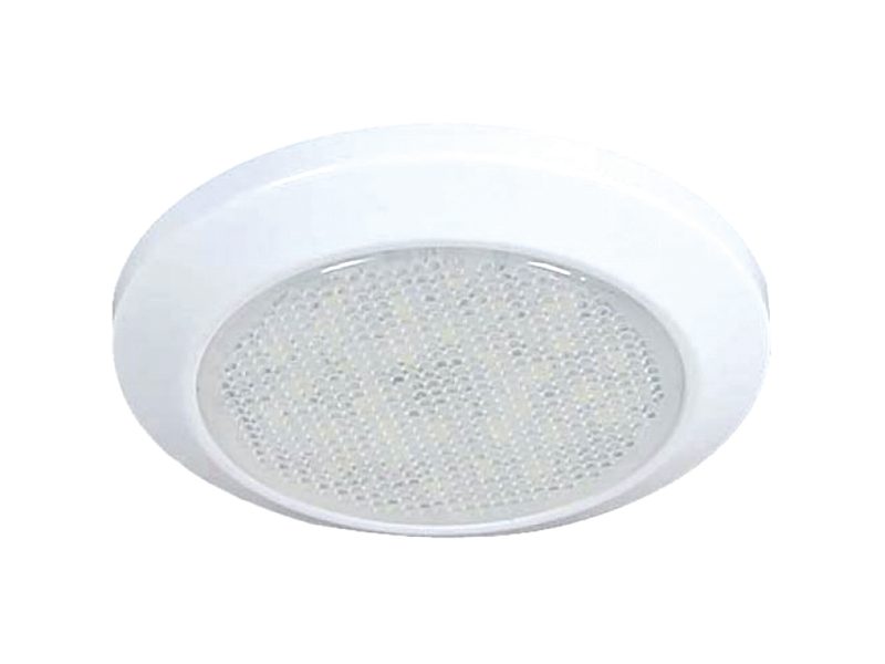 Small Round Night-Light Interior Lamp White/Red LED Unlit