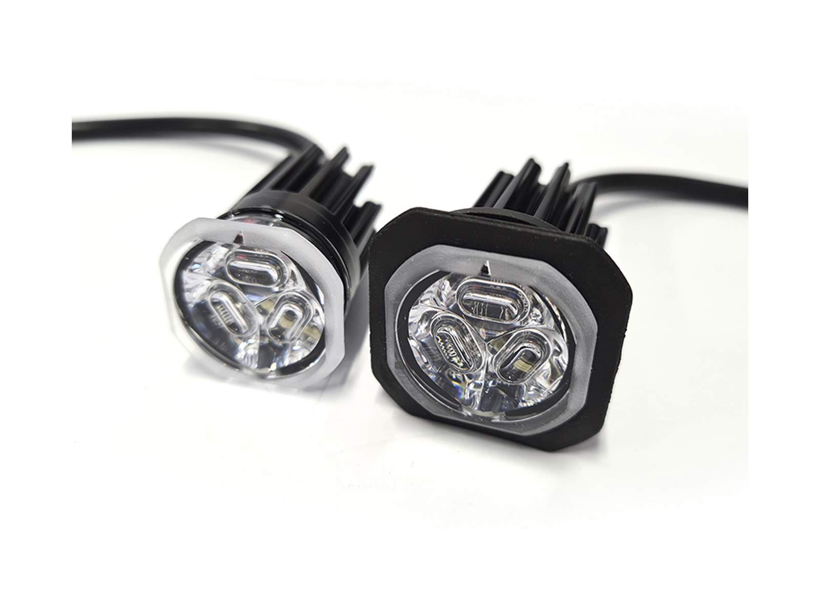 Micro Burst Low Profile LED Modules Kit Angle View Right Gasket