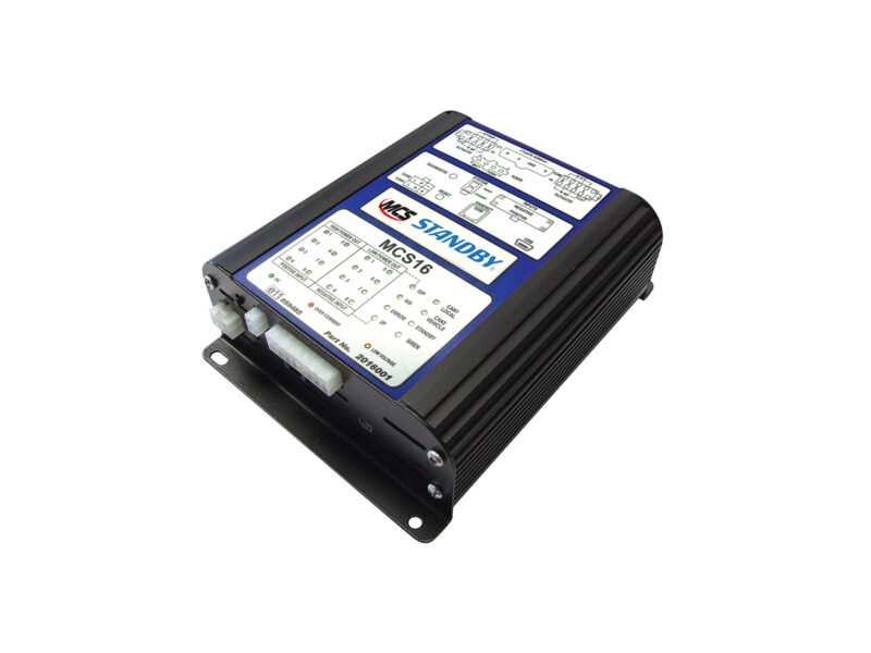 MCS-16 Universal Controller Angle View with Standby Logo